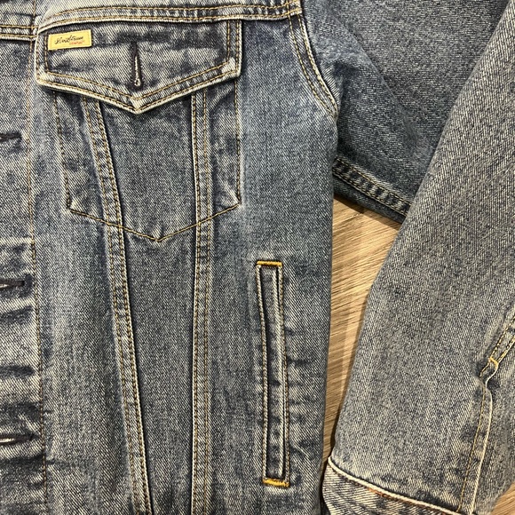 00s Vintage Levi Strauss Denim jacket with quilted lining Signature line - Picture 5 of 5